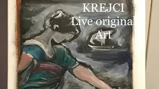 Krejci Artist is live! Working on Impressionism watch if you’d like #krejci #artist