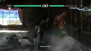 Tekken 6 BR Devil Jin Floor Break High Damage Combo