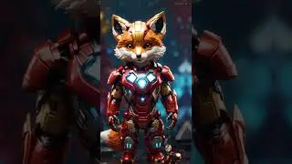 Superheroes but mini fox😍#fox #aisuperheroes #shorts