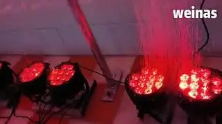 Weinas-D612,waterproof LED Par can with battery 6 in 1 ,and wifi
