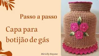 Capa para botijão de gás em crochê