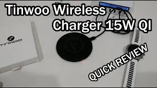 Tinwoo Wireless Charger QI-Certified 15W Max Fast Wireless Charging Pad QUICK REVIEW