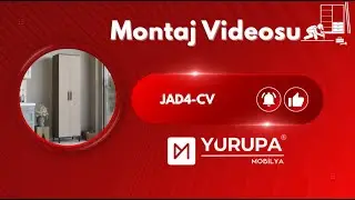 Yurupa Jada &Ccedil;ok Ama&ccedil;lı Dolap JAD4-CV Kurulum Videosu