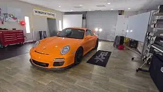 Tint Man Window Tinting Minneola, FL tinted the windows on this Porsche 911 GT3 with Xpel XR Plus 70