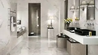 Most Charming White Marble Bathroom Design Ideas