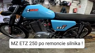 MZ ETZ 250 Po kapitalnym remoncie silnika ! Budowa bagażnika do Osy M52 z stali nierdzewnej !