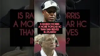 RAHEEM MORRIS IS THE MOST POPULAR HC IN ATLANTA FALCONS HISTORY. #atlantafalcons