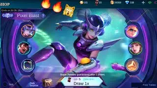 Wanwan  New skin PIXEL BLAST !showcase event MLbb 🙀🙀