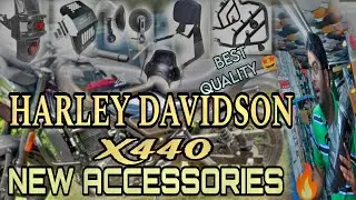 HARLEY DAVIDSON X440 की NEW ACCESSORIES FOR MODIFICATION 😍🔥// X440 MODIFIED 🤩 //HAPPY CUSTOMER 😍