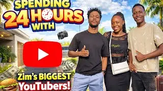 SPENDING 24HOURS WITH ZIM&rsquo;S BIGGEST YOUTUBERS🇿🇼🇿🇼@kelvinbirioti @Praise_Makara(BEHIND THE SCENES)😂‼️