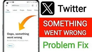 X Twitter Something Went Wrong? Feed Not Loading? || Login Error Fix
