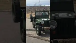 What does the engine of a 1947 CJ2A Willys Jeep sound like? #shorts