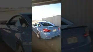 Peel out at the end 💨 #f82m4 #bmwm4 #bmw