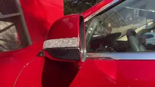 Car Side Rearview Mirror Anti-Scratch Bling Decal, Mirror Paint Guard Protector Stickers