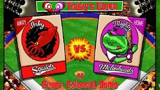 Backyard Baseball 97: Melonheads vs. Squids (Ultra Grand Championship of the Universe Game 1)