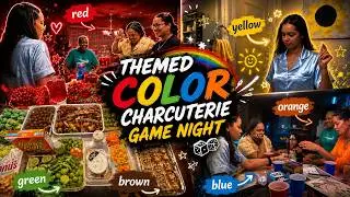 Color-themed charcuterie game night 🌈 | Haley WC