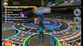 Wizard101 PVP Fire (Alexandra FireFist) Vs. Myth (Mycin BattleHunter)