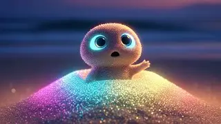 Glowing Sand Moves Like Ocean Waves Creating A Calm Magical Dreamscape Tonight