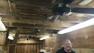 Antique Ceiling Fans Westinghouse Sidewinder, Emerson Longnose, Hunter R52 CFM TEST (The Office)