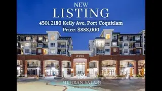 4501 2180 Kelly Avenue Port Coquitlam , 3 Bed, 2 Bath 1064 sqft with Views