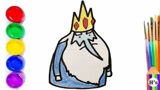 How To Draw Ice King | Adventure Time | Cartoon Character