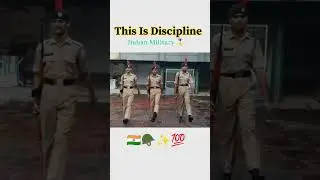 This Is Discipline Indian Military 🇮🇳✨ #indianmilitary #police #discipline #armyattitudestatu #foji