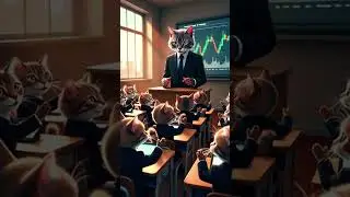 cat studing in a class#cat #catvideos #students #study #motivation#teacher #speech #ai #animals#reel