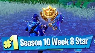 Fortnite Season 10 Week 8 Secret Battle Pass Star Location