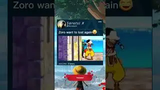 Zoro want to lost again😂 #Zoro #Usopp #onepiece