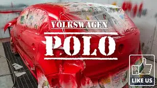 Volkswagen polo full painting ❤️ ferrari red