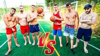 JOGO DE BASQUETEBOL NA CASA DE FÉRIAS !!