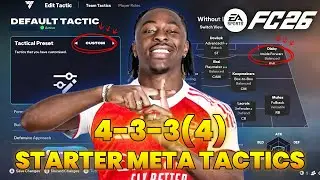 БЕЗУМНАЯ стартовая мета-формация! Лучшая 433(4) пользовательская тактика EA FC 26!