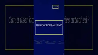 Attaching Multiple IAM Policies to a User