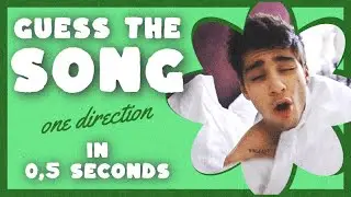 GUESS THE ONE DIRECTION SONG IN 0.5 SECONDS ⏱️ 🎧 | Song Quiz
