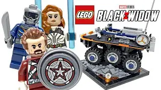Rare LEGO Black Widow Taskmaster's Ambush review! 2020 set 77905!