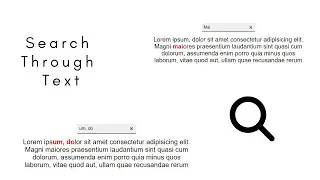 Search Within Paragraph with JS