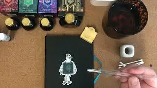 Mini Haul from The Desk Bandit and swatching Ferris Wheel Press inks - Fountain Pen Inks