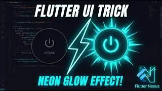Build Cyberpunk Neon Toggle Switch in Flutter | Quick UI