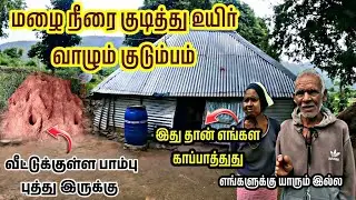மழை நீரை குடித்து உயிர் வாழும் குடும்பம் | வீட்டுக்குள்ள பாம்பு புத்து இருக்கு |
