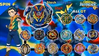 【Slash Valkyrie VS ALL Beyblade Burst GT marathon】 Beyblade Burst GT Beyblade Burst Shinken Slash...