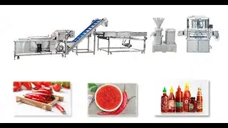 Chili Sauce Production Line #chili #sauce #machine
