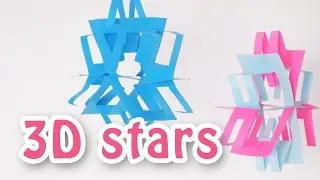 Diy paper crafts  How to make paper 3D stars
