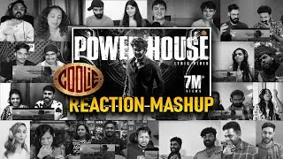 Powerhouse - Lyric Video REACTION MASH UP | Coolie | Rajinikanth | Sun Pictures