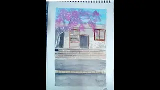 New Scenery Drawing . #Artgirl . #Funwithdrawing