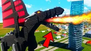 ОГРОМНЫЙ ДРАКОН АТАКУЕТ ЛЕГО СИТИ В BRICK RIGS! ВЫЖИВАНИЕ В НЕБОСКРЕБЕ! РЕАЛЬНАЯ ЖИЗНЬ В БРИК РИГС!