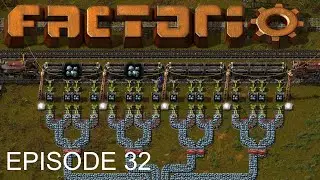 Factorio Episode 32, Rail system started