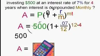 Simple And Compound Interest And Spreadsheet Intro