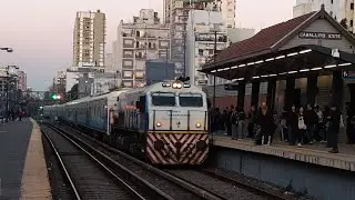 MATERFER MTF-3300 MF104 con el Tren n&deg; 151 a Bragado por Caballito !!!