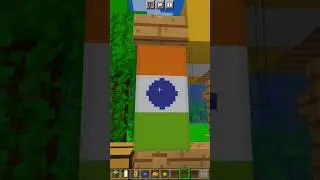 How To Make Indian Flag Banner In Minecraft || #shorts #viralshorts #viral