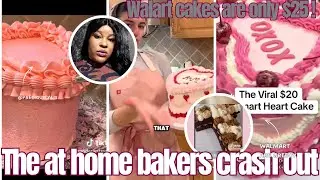 Home Bakers VS Walmart // The Tiktok Walmart Vintage Heart Cake Drama Gets Worse
